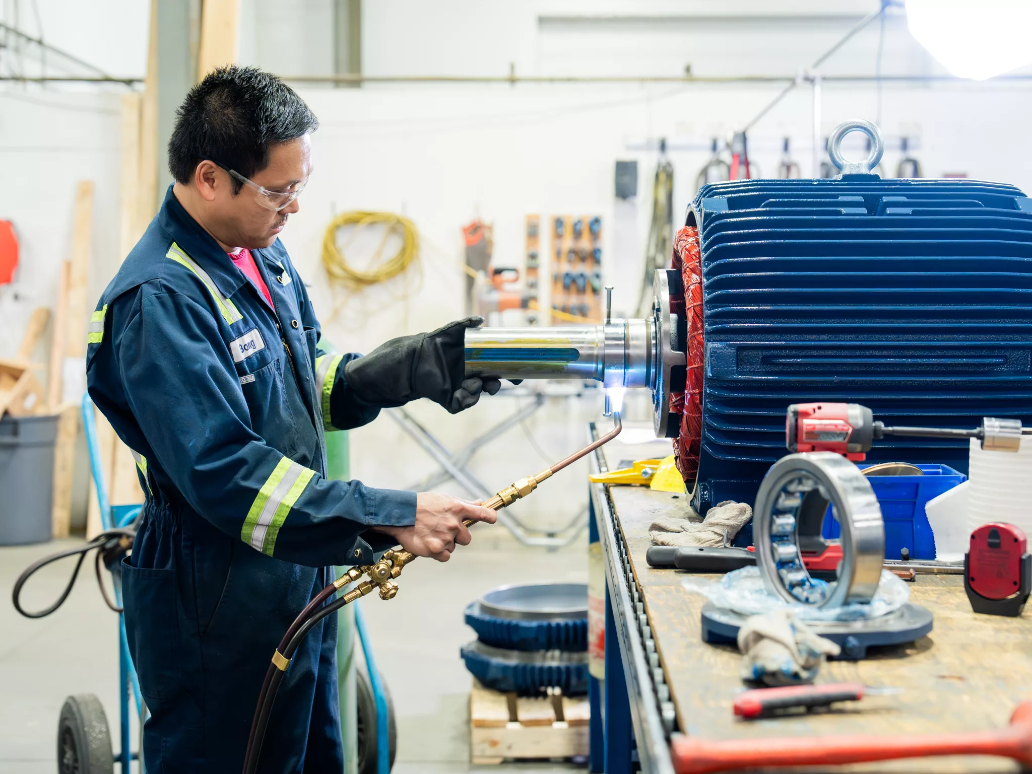 Motorreparatur